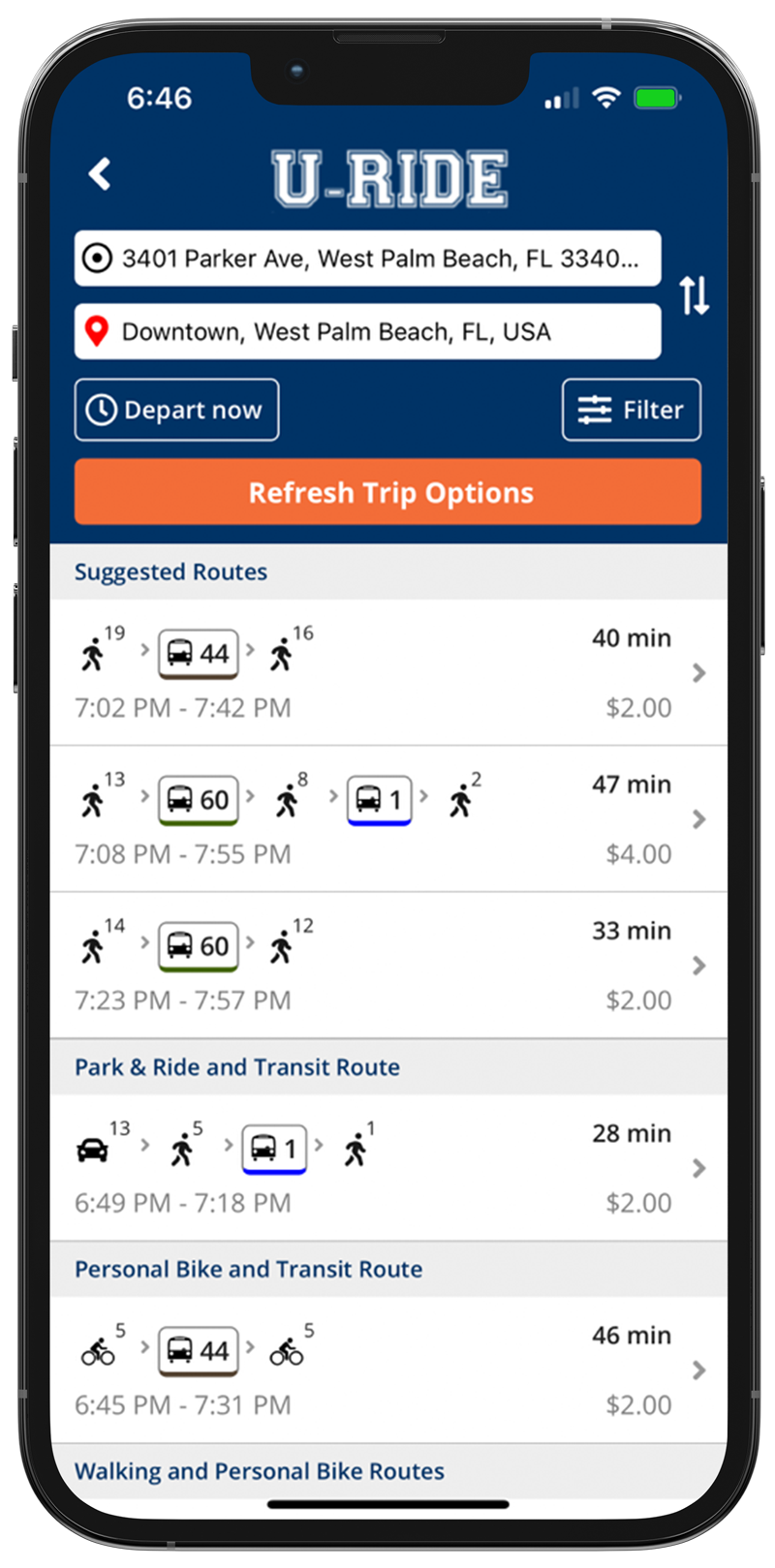 URide MultiModal Transportation Florida